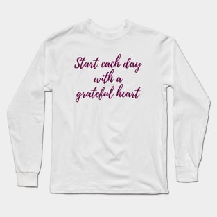 Grateful Heart Long Sleeve T-Shirt